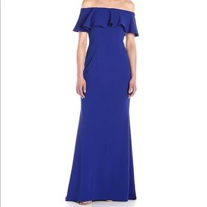 Adrianna Pappell off the shoulder gown